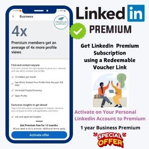 Linkedin Premium 1 Year Business Subscription