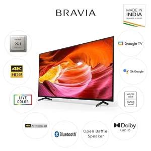 Bravia 55 Inches 4K HDR Smart Google TV, KD-55X75AK