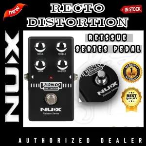 Black NUX Recto Distortion Guitar Effect pedal the heavy dis