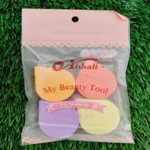 Aishali Foundation Sponge 4Pcs Makeup Blending Makeup