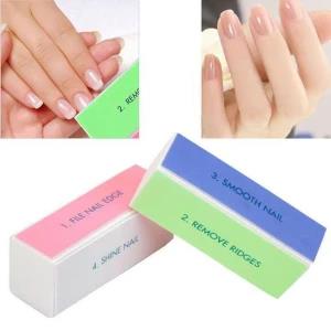 Nail Buffer Block, 4 Way Nail Art Shiner Nail care tool