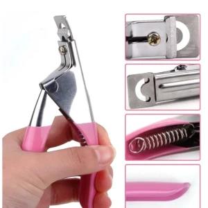 Nail Stainless Steel U Word False Tips Edge Cutter