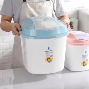 Generic Rice Bucket 10kg Plastic Storage