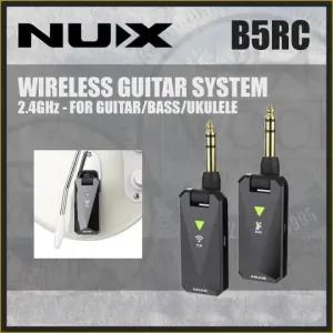 Black NUX B-5RC Wireless Guitar System with Charging Case -