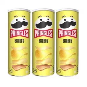 Pringles Cheesy Cheese Chips 165g x 3 pcs