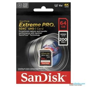 SanDisk Extreme Pro MicroSDXC UHS-I Card 64GB