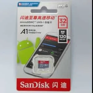 SanDisk microSD Memory Card (UHS-I, A1, Class 10) 32GB