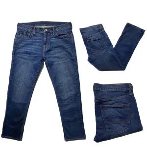 Branded Mens Denim Jeans Hardness Fabric