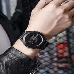 Black Gents Men Boys Luxury Elegant Rich Look Smart LED Crys