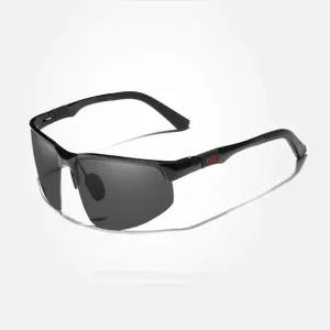 Black Grey Kingseven Polarized High-Definition Pilot Men Alu
