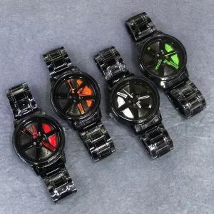 BLACK STRAP RED FACE New Mens Boys Casual Design Spinning C