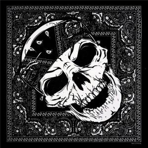 Generic Bandana Skull Print Rebel Style