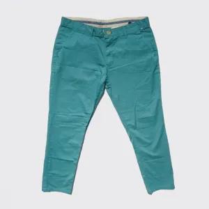 Generic Slim Fit Chino Pant Surf Green Waist 30
