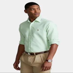 Polo Ralph Lauren Custom Fit Green Long Sleeve Shirt