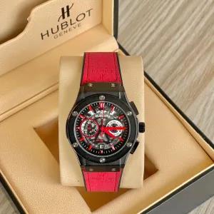 Red NEW MENS CASUAL FASHION BROWN /BLACK/RED/GREY/GREEN WATC