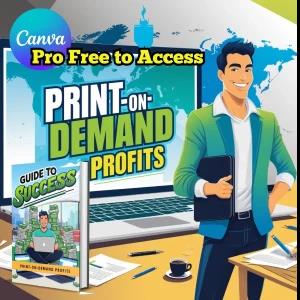 Print-on-Demand Profits with Canva Pro