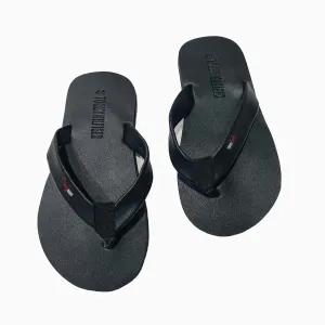 TOMMY EU:40 Black Mens Slippers