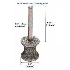 Tecno 2 Pack Diamond Dog Nail Grinder Bits