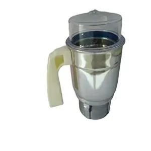 Silver Jaipan Blender Mixer Grinder Chutney Jar With Handle