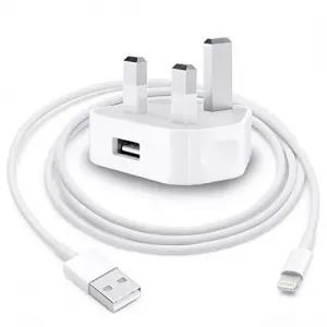 3 Pin USB Adaptor Wall,Travel chrger with Cable 5s - XR