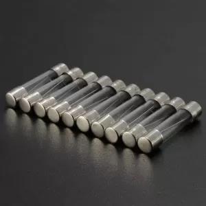 10Pcs Glass Fuse Quick Blow Acting Tube Fast-Blow Fuse 250V