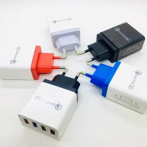 4 ports USB fast charger adapter wall charger
