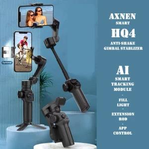 AXNEN HQ4 AI Track 3-Axis Gimbal Stabilizer w/ Ext Rod