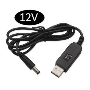 DC 5V to 12V USB Cable WiFi Router to Powerbank Cable