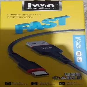 Ivon TypeC Fast Charging Cable 1m Samsung Oppo Huawei Redmi