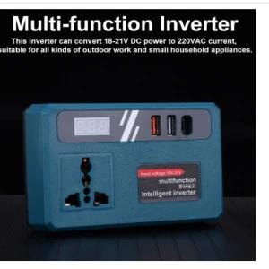 Lithium Battery Inverter Power Bank, AC220V/DC5V/21V