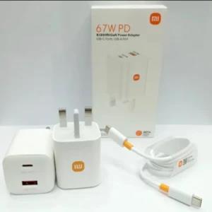MI 67W PD USB Type-C Adapter with Cable