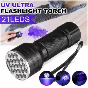 New Tecno [Money Detector] 21 LED UV Flashlight Handheld Tor