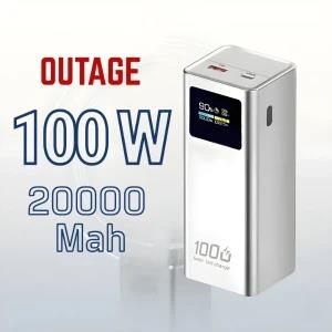 OUTAGE 20000mAh 100W Power Bank