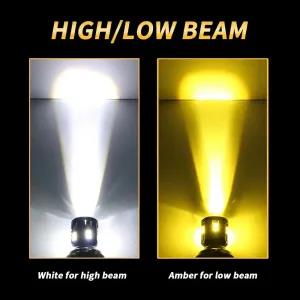 Projector LED Headlight H4 Motorbike 12v to 80v 360