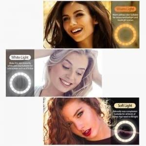 SoloBass Mobile Phone Bracket Refill Light Tik Tok video capturing Bracket refill light LED USB 3 Color