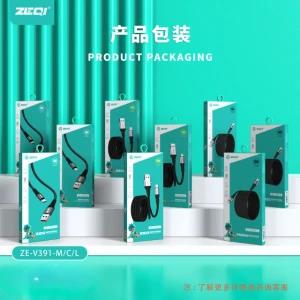 ZEQI 100W Fast Charging Cable Type-C, Micro & Lightning