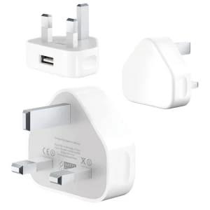 5W USB Power Adapter 3 Pin UK Plug