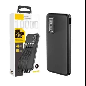 Aspor A300 10000mAh 4-in-1 Cable Power Bank