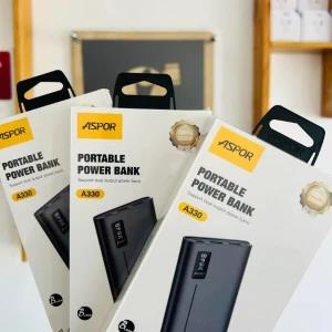 ASPOR A335 10000mAh Power Bank 22.5W QC 3.0 LCD DISPLAY