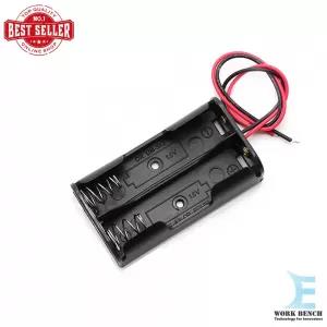 Black New Aa Power Bank Cases 2X Aa Battery Holder Storage