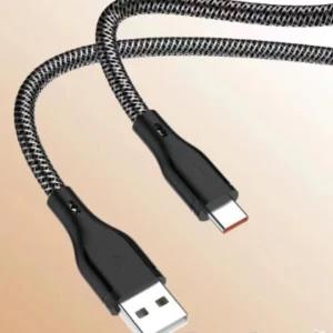 120w fast charging cable micro, type C and lightning