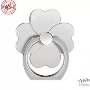 Generic 360 Degree Metal Fold Finger Ring Flower Shape Holder