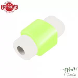 Generic Light Green Silicone USB Cable Protector