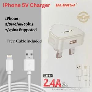 RECRSI iPhone Charger 5V -2.4A