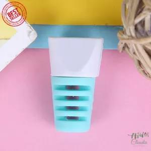 Light Blue Silicone Usb Cable Protector Earphone Wire Cord