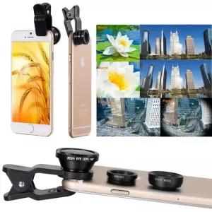 Mobile Phone Camera Lens Kit Clip