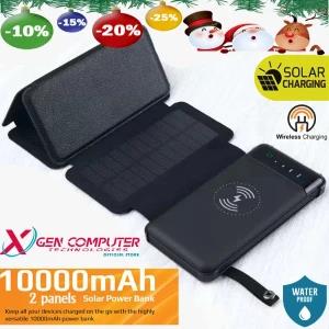 Solar Power Bank 10000mAh with Solar 5 Panels