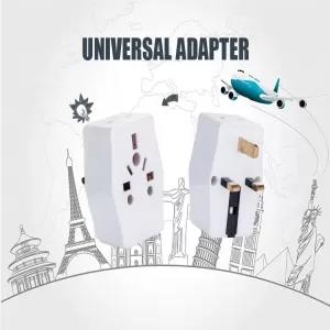 Generic 3Pc UK Travel 5/13 AMP Multi Plug Socket Adapter