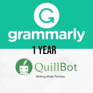Grammarly & Quillbot Premium Shared 1 Year Warranty