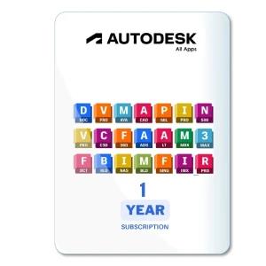 Autodesk all Products for one year warrenty